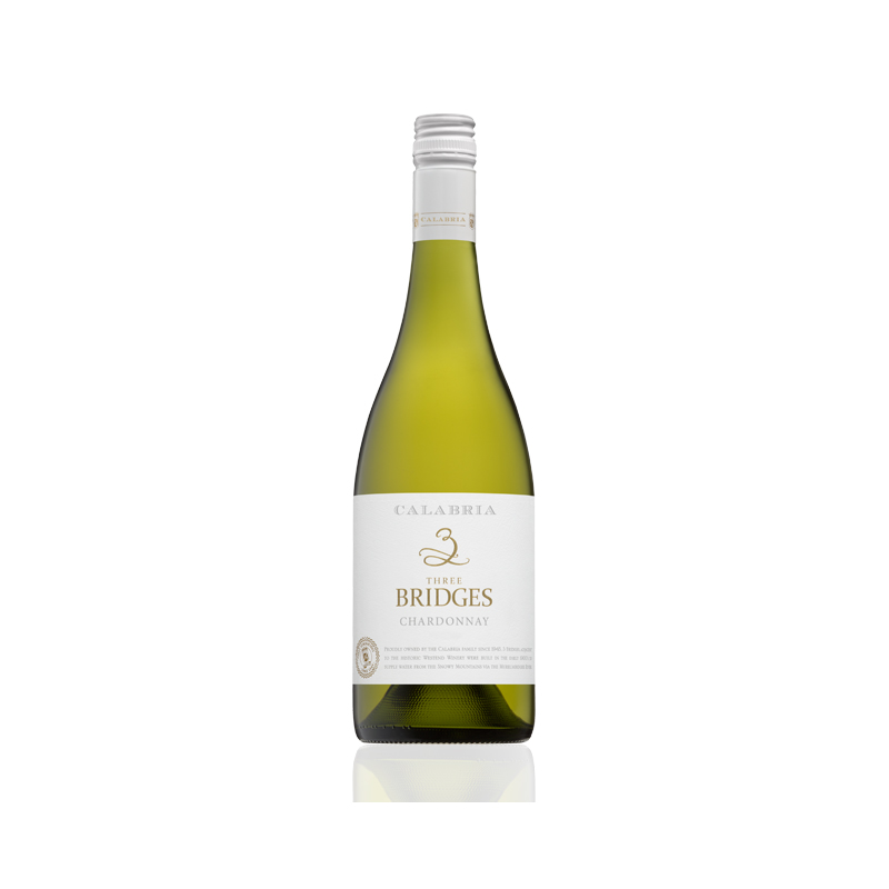 Calabria Family Wines Three Bridges Chardonnay Tumbarumba Australia 1 calabria family wines three bridges chardonnay 8378