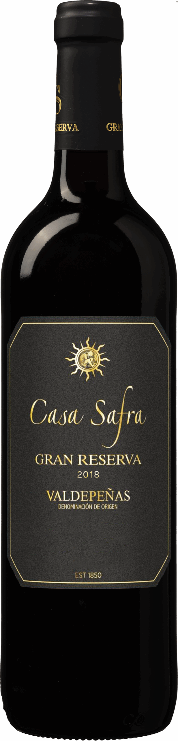 12 flessen Casa Safra Black Label Gran Reserva Voordeelpakket 1 k200642 2018 casa safra gran reserva valdenepas edit 3 4 scaled