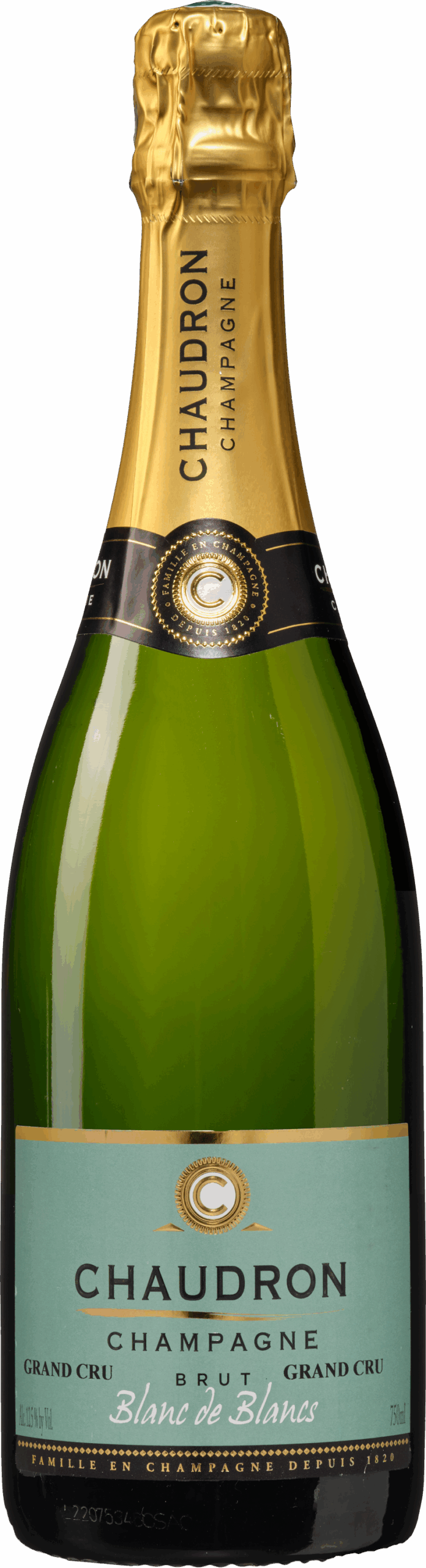 Chaudron Brut Grand Cru 'Blanc de Blancs' Champagne 1 k201860 chaudron champagne brut blanc de blancs 4 scaled