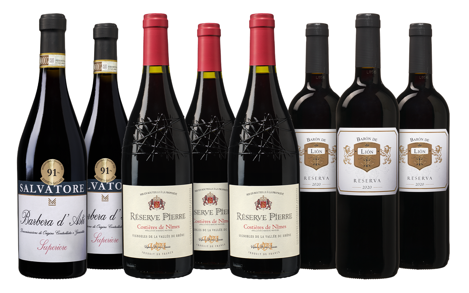 Stevig, Zacht en Romig Wijnpakket 1 k205271 stevig zacht romig pakket