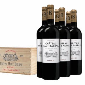 Château Haut Barrail Cru Bourgeois in wijnkist