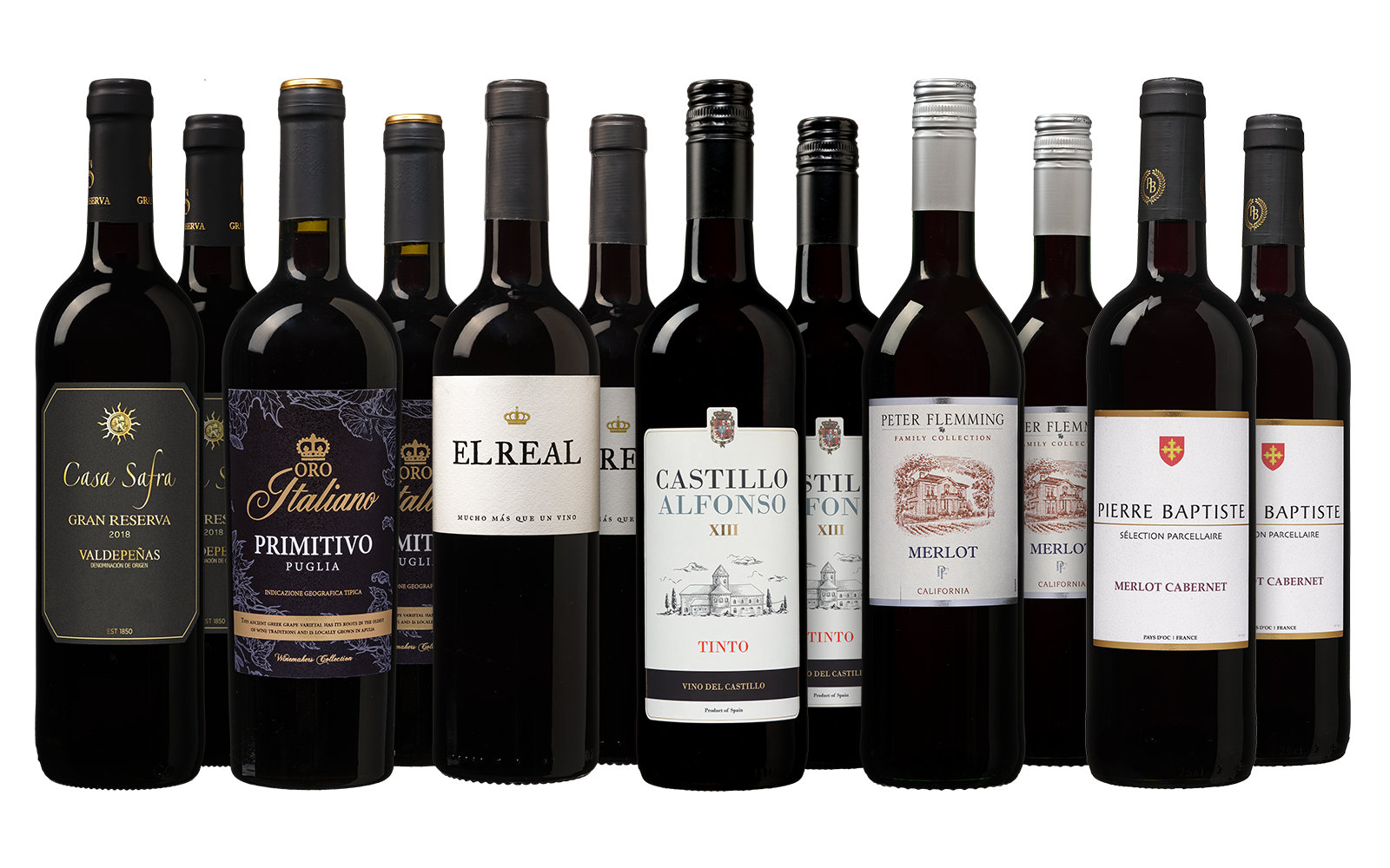 k209225 wijnvoordeelpakket rood 12fl