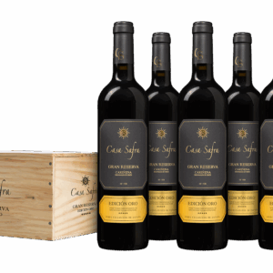 Casa Safra Gran Reserva Edición Oro in wijnkist