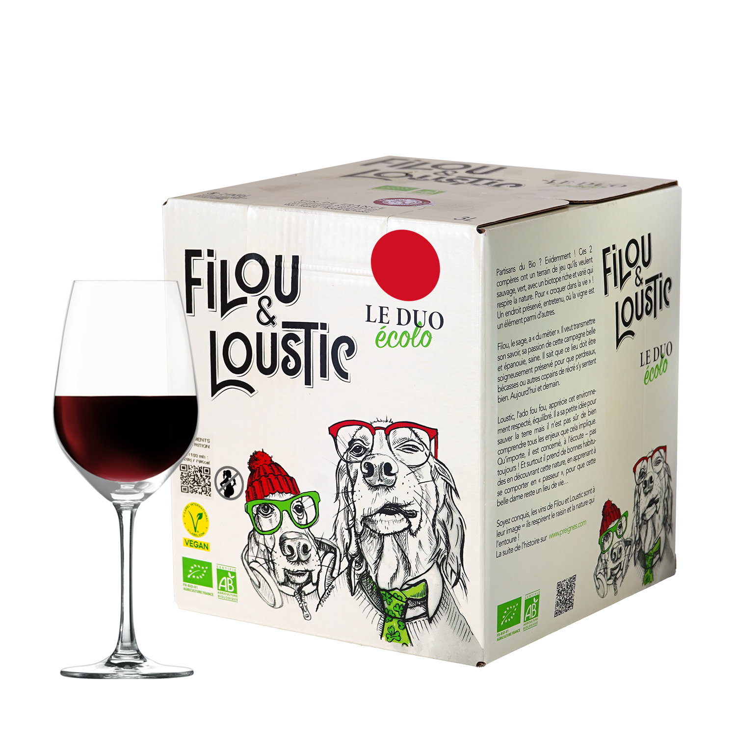 (Organic) Filou et Loustic Rouge BIB 3L 1 k209568 bib filou loustic le duo ecolo rouge glas edit stip 1