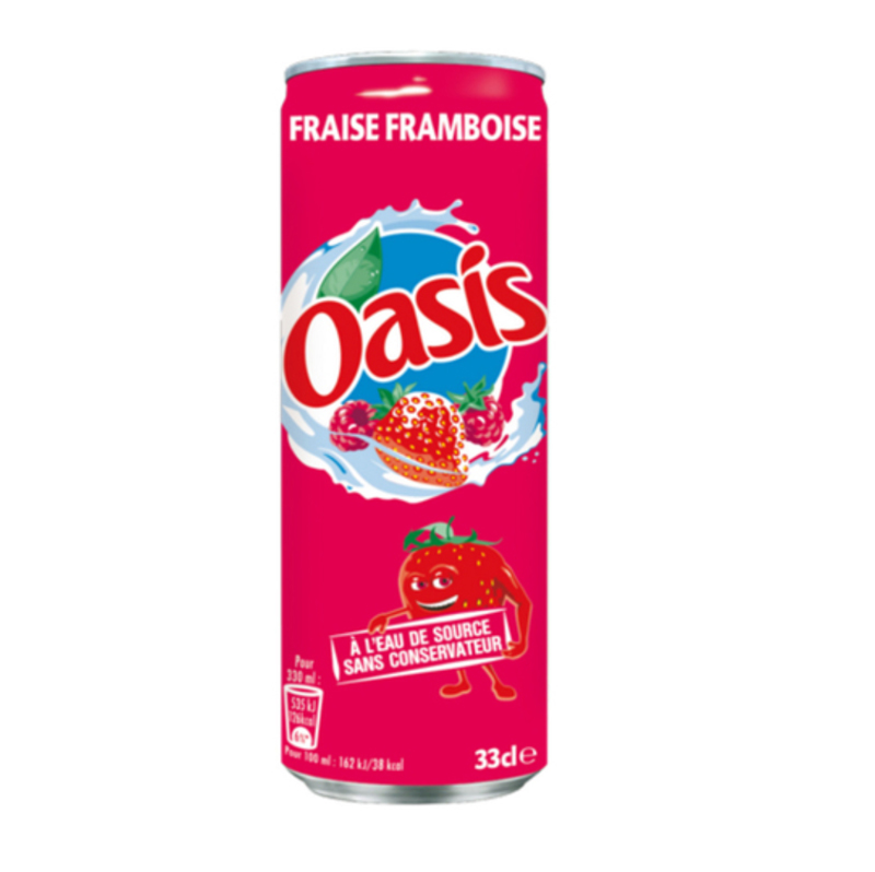 Oasis Aardbei Framboos Tray 1 oasis aardbei framboos blik tray 9853