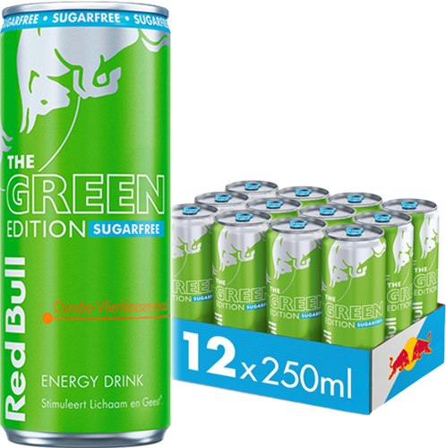 red bull summer edition curuba vlierbloesem sugarfree 12pack 13660