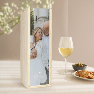 Magnum wijnkist met foto - Chromaluxe