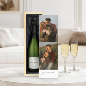 Champagne in bedrukte kist - René Schloesser (750ml)