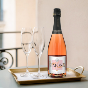 Champagne met bedrukt etiket - René Schloesser rosé (750ml)