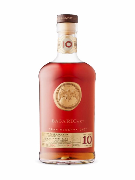 bacardi 10 years gran reserva diez 10526