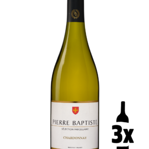 3 flessen Pierre Baptiste Chardonnay Probeerpakket