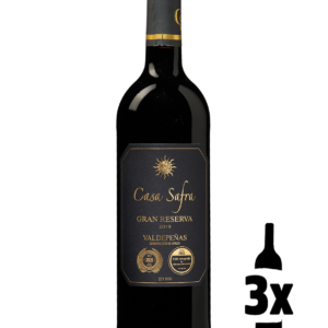 3 flessen Casa Safra Black Label Gran Reserva Probeerpakket