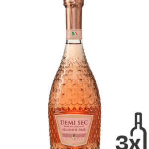Bosio Demi Sec Sparkling Rosé 0.0% (3 flessen)