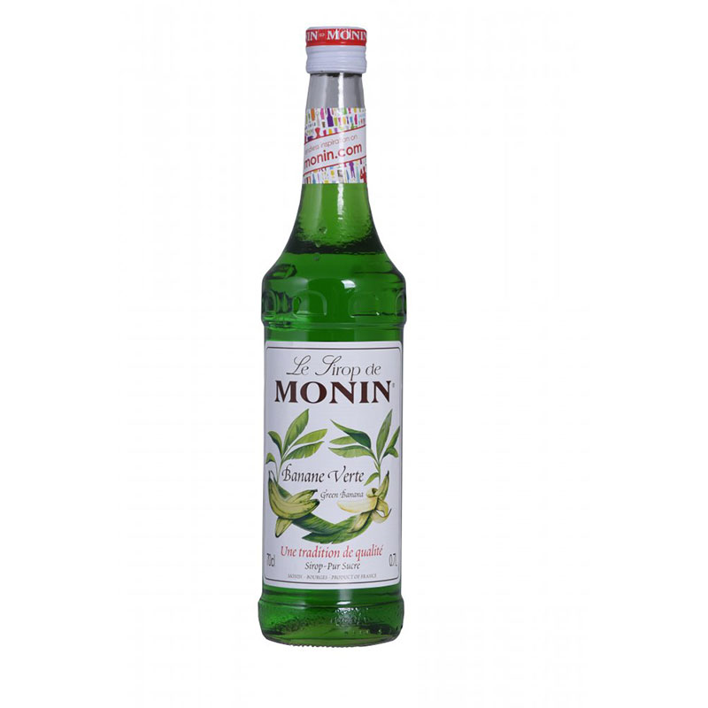 monin banane verte fles 11649