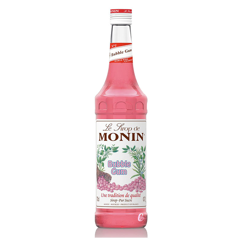 monin bubble gum siroop 700ml 10994