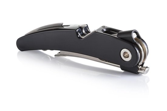 vacu vin single pull corkscrew black 43666