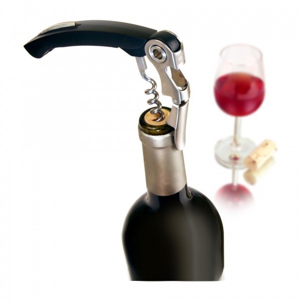 vacu vin waiters corkscrew black 2699